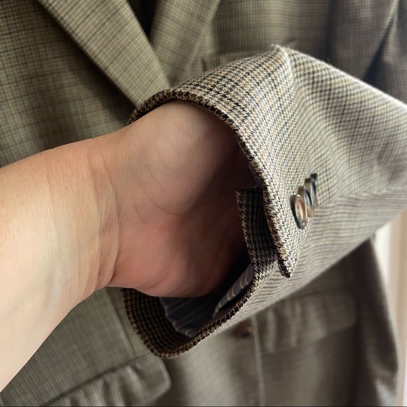 Joseph & Fiess Houndstooth Suit Jacket - Picture 4 of 9